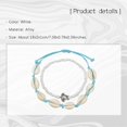 thumbnail image 2 of intage Anklet Shell Beads Ankle Chain for Decoration 2Pcs White Fashion Anklet, 2 of 5