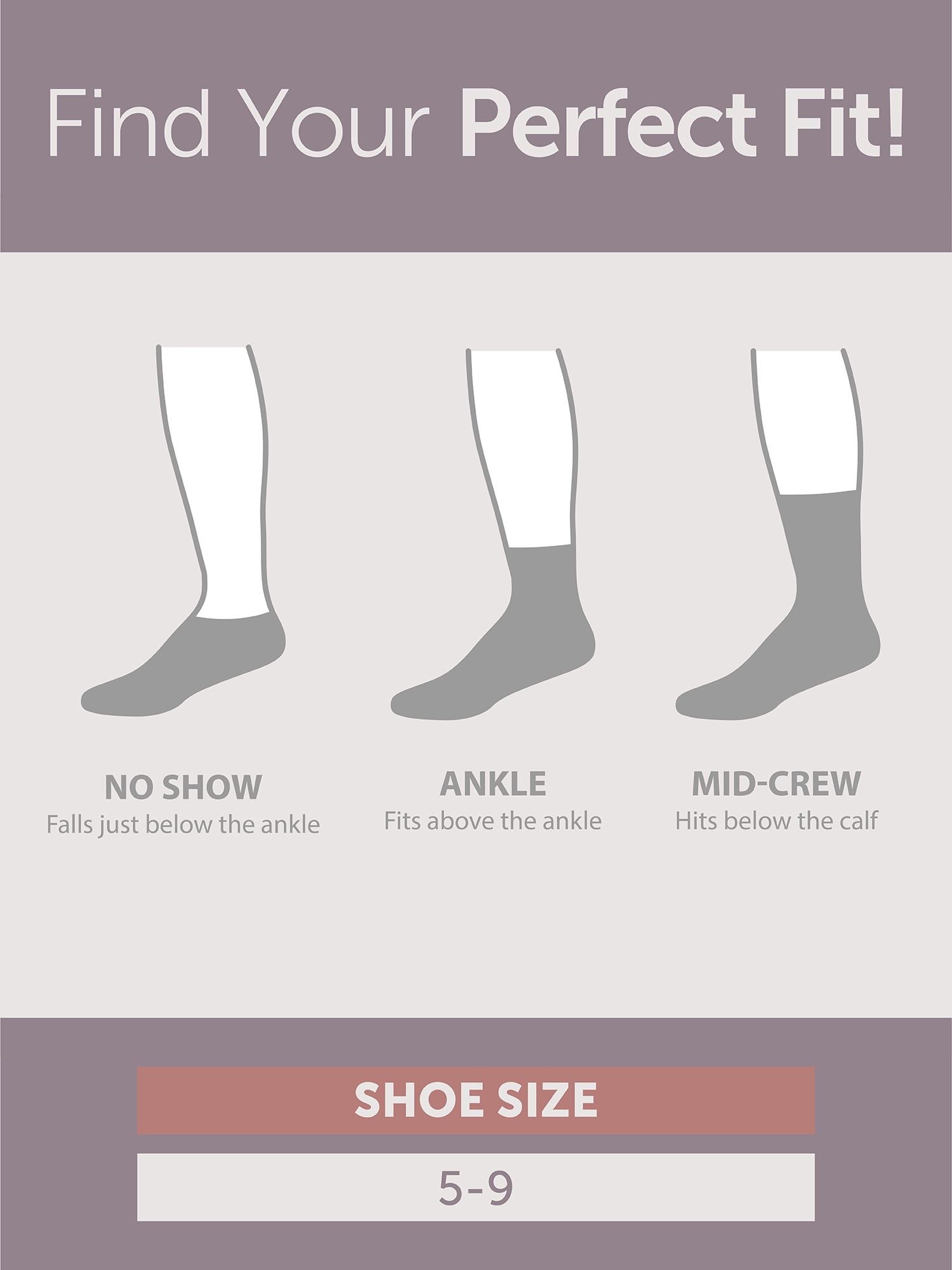 Hanes Women's Mid-Crew Socks, Originals Supersoft, 6-Pack, Size 8-12