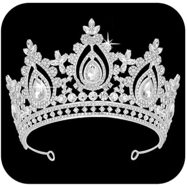 wonima11 Queen Crown for Women,Wedding Tiara for Bride,Princess Tiara,Quinceanera Pageant Crown Diadem
