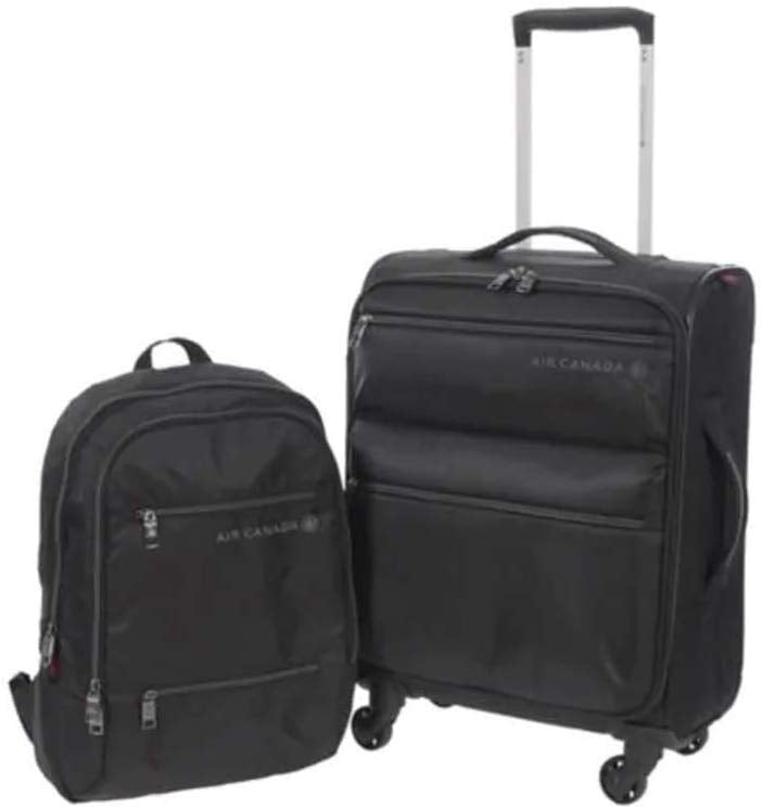 Air Canada Starlight Backpack and Luggage Set 2Piece [Black] Walmart