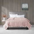 thumbnail image 4 of Lightweight Down Alternative Blanket with Satin Trim Blush King, 4 of 7