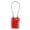 Red, variant on MEGICOT TSA Cable Lock for Luggage, 3 Digit Combination Padlock for Travel Bag, Suit Case, Lockers, Gym, Bike Locks or Other