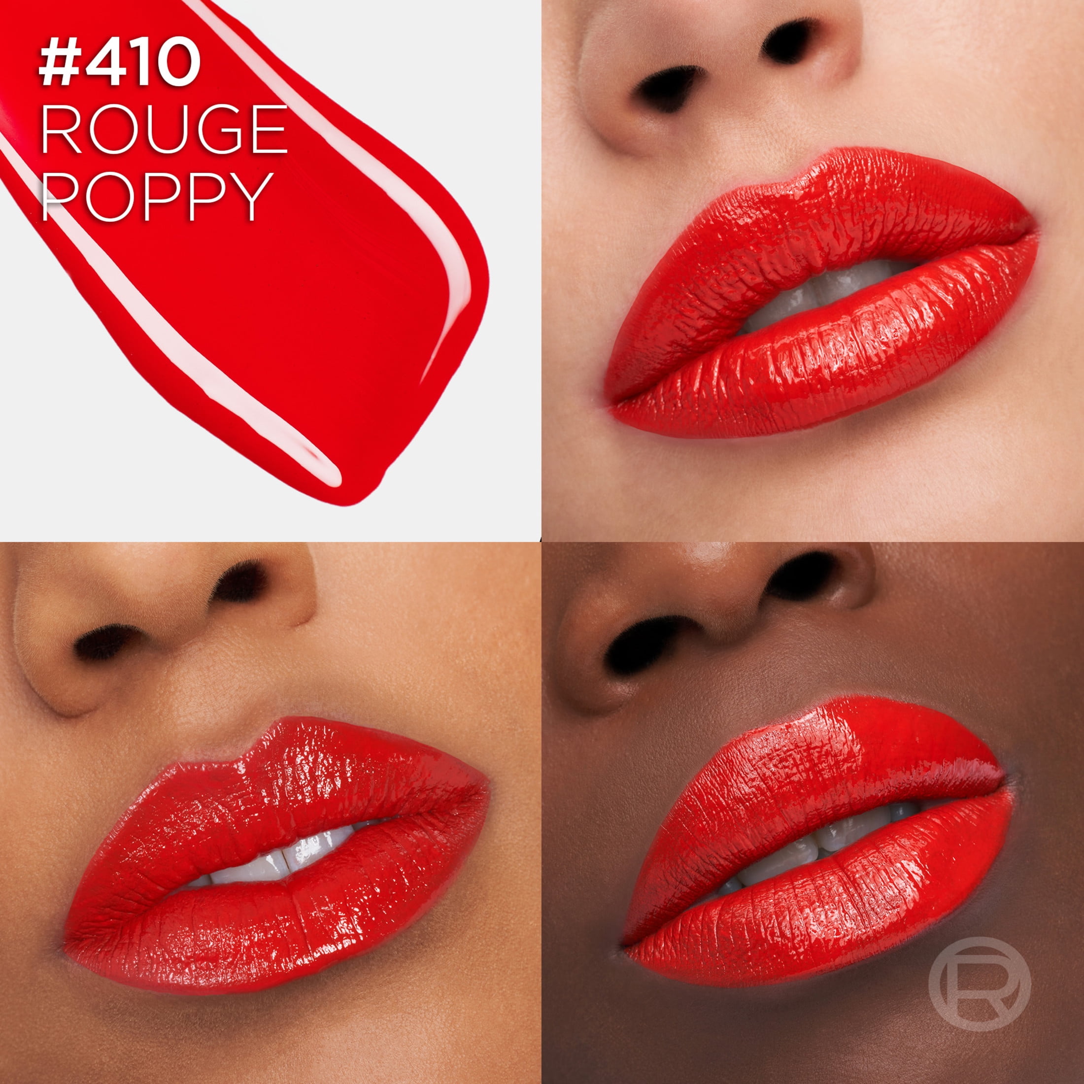 L'Oreal Paris Infallible Lacque Resistance Liquid Lipstick, Rouge Poppy, 0.13 fl oz