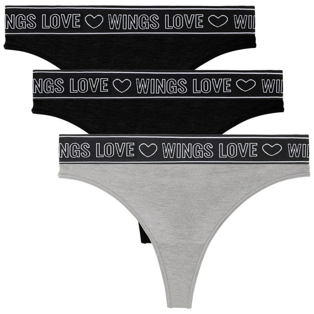 Wingslove Culottes Tangas Confortables pour Femmes, Lot de 3 G-Strings
