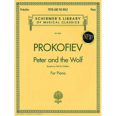 Peter and the Wolf: Schirmer Library of Classics Volume 2041 Piano Solo, (Paperback)