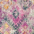thumbnail image 6 of SAFAVIEH Madison Barrfind Geometric Runner Rug, Fuchsia/Blue, 2'3" x 8', 6 of 7