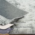 thumbnail image 6 of Janvonne 6x9 Fluffy Shag Area Rug, Ultra Soft Plush Fuzzy Shaggy Non-Slip Carpet for Living Room Bedroom Kids Girls Room Nursery, Cozy Indoor Home Decor, Tie-dye Silver Grey, 6 of 8