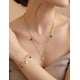 thumbnail image 5 of Juego de pulsera y collar combinado de oro laminado, 5 of 7