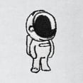 thumbnail image 2 of Dalix Astronaut Heavyweight Pigment Dye Tee Short Sleeve Cotton Shirt Mens in Lunar Gray L Large, 2 of 5