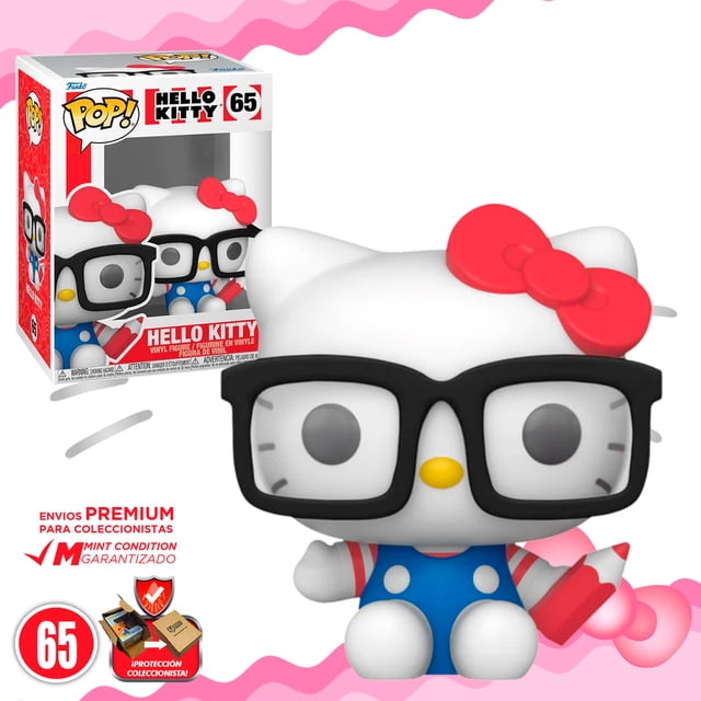 Funko Pop Hello Kitty Nerd #65 Sanrio Original Funko Hello Kitty