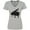 Athletic Heather, variant on Inktastic Piano Silhouette Women's V-Neck T-Shirt