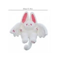 thumbnail image 2 of Oversized Bat Bunny Cute Bat Bunny Plush Pillow 17.7'' Kawaii Bat Easter Bunny Stuffed Animal Easter Stuffed Bunny for Birthday Easter Gifts White, 2 of 5