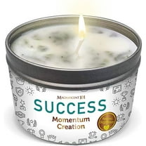 Magnificent 101 Long Lasting Momentum Creation Candle for Success | 6 Oz - 35 Hour Burn | Sage, Bergamot & Sandalwood Scented Soy Wax Candle For House Energy Cleansing & Manifestation