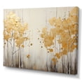 thumbnail image 2 of Designart "White And Gold Minimalist Forest I" Forest Wall Decor, 2 of 7
