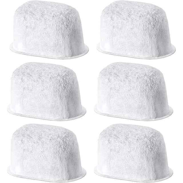 6 Pack of Replacement Brevile Water Filter for Brevile BWF100 BES870 BES810 BES990 BES980 BES920 BES900XL BES870XL BES860XL BES840XL BKC600XL(Activated Charcoal)