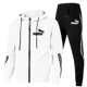 thumbnail image 3 of Conjunto de ropa deportiva para hombre 2024, dos piezas, informal, para correr, cálido, transpirable, para fitness, sudadera con capucha y pantalones, 3 of 4