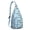 Sky-blue, variant on Boho Tiger Print Sling Backpack – Lightweight Crossbody Bag for Hiking, Travel & Outdoor Adventures