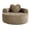 Brown, variant on Round Sofa Bed with Memory Foam, Cloud Couch Sectional for Small Living Room Apartment, No Assembly Needed, Beige