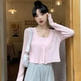 thumbnail image 6 of Bullpiano Lightweight Summer Cardigan/ Summer Cardigans for Women/ Shrugs for Dresses Women’s Cardigan Sweater, Loose Casual Open Front with Pockets Long Sleeved for Sun-screening, 6 of 7
