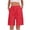 Red, variant on RQYYD Womens Elastic Waist Cargo Shorts Drawstring Casual Hiking Shorts with Multiple Pockets for Summer