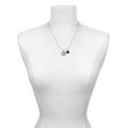 thumbnail image 3 of Delight Jewelry Silvertone Music Note - Round Seal Red Lucky Ladybug Necklace and Dangle Earrings Set, 3 of 6