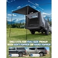thumbnail image 4 of JOYTUTUS Truck Tent with Awning, Truck Bed Tailgate Tent Canopy (Only Fits Full-Size Truck with Soft Topper or Camper Shell), 4 of 8