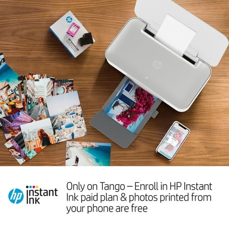 HP - Tango Wireless Instant Ink Ready Inkjet Printer - Wisp Gray