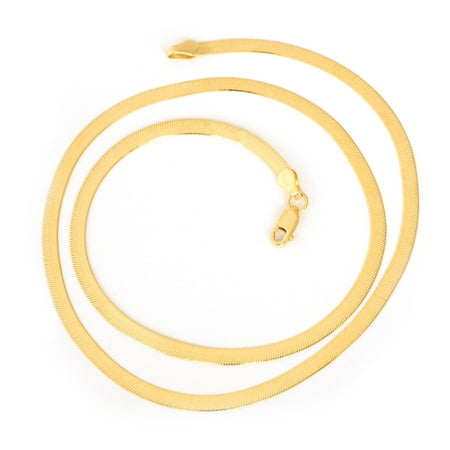 14k Yellow Gold Imperial Herringbone Necklace or Bracelet
