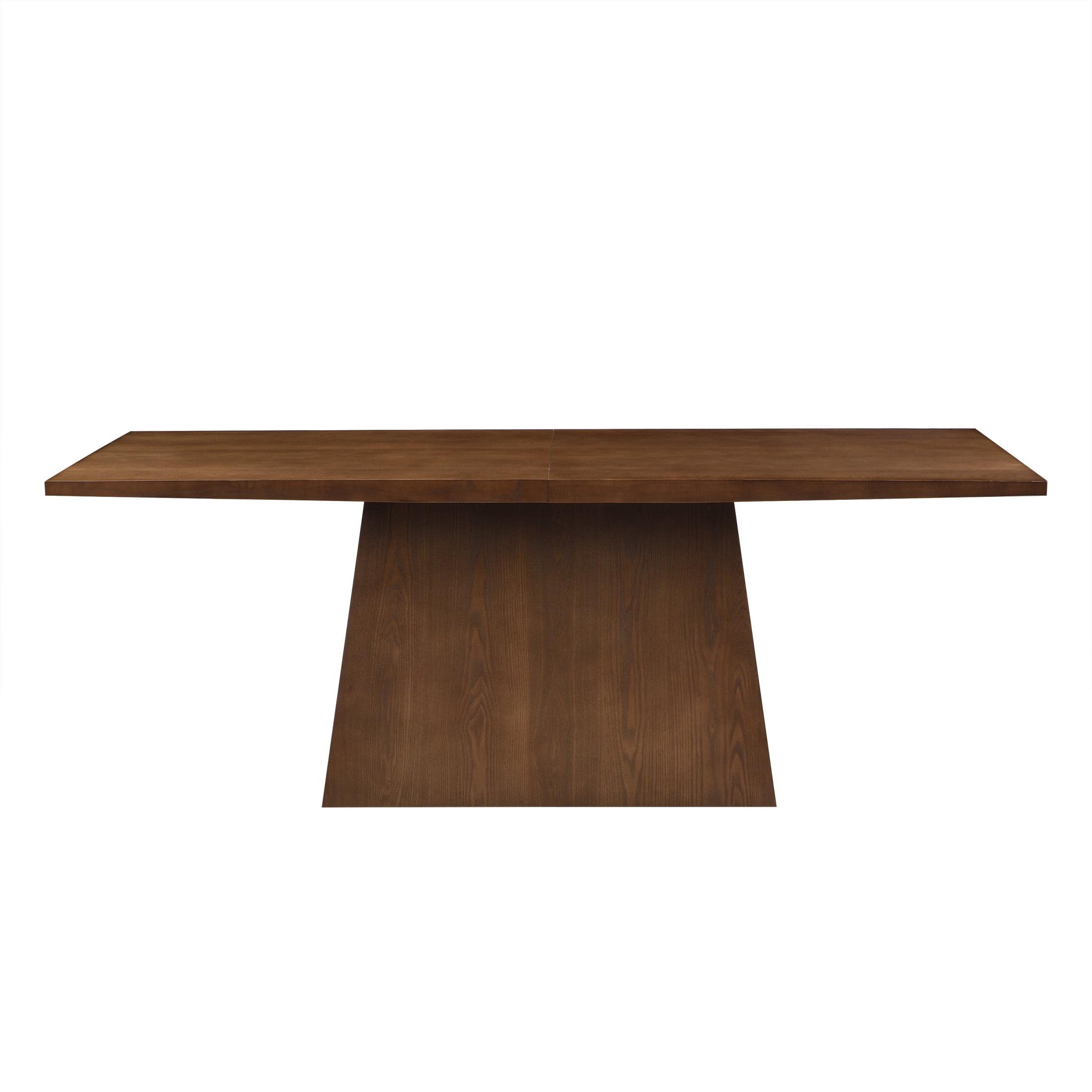 Christopher Knight Home 82" Pedestal Dining Table, Rectangular Seats 6-8, Solid Wood & MDF, Walnut