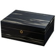 thumbnail image 2 of Visol Remo Wood Locking 50-Cigar Desktop Humidor, 2 of 3
