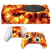 VWAQ Fire Skin For Xbox Series S Console and Controllers - Flame Vinyl Decal To Fit Xbox Series S - XSRSS3 [video game]