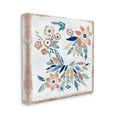 thumbnail image 3 of Floral Blossom Patterned Boho Botanical & Floral Graphic Art Gallery Wrapped Canvas Print Wall Art, 3 of 7
