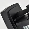 thumbnail image 5 of RADIANCE goods Transitional 1 Light Textured Black Outdoor Wall Sconce 11" Height, 5 of 11