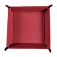 thumbnail image 2 of Leather Dice Tray Four-corner Folding Game Dice Tray Tray Deals Of The Day Clearance Gifts For Womem/Men, 2 of 9