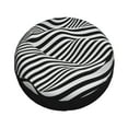 thumbnail image 3 of 15'' Wave Line Art Tire Cover, Universal Spare Wheel Covers, Dust-Proof, Water-Proof, Sun-Proof and Corrosion-Proof, 3 of 9
