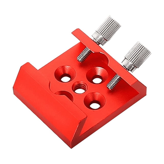 Telescope Finder Scope Base Mount Adapter Flat Base for Dovetail Slot 1/4 Thread Conversion Accessories Red
