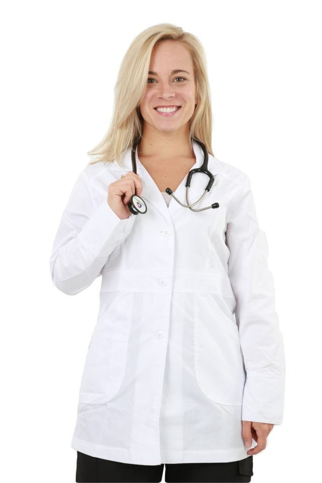 MAZEL UNIFORMS WOMENS 32" SHORT LAB COAT