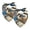 Multi-colored 2, variant on PhooArto Rainbow Stars Magic Pattern Dog Bandanas, 2 Pack Soft Washable Pet Scarf Triangle for Large Dogs Puppies and Cats