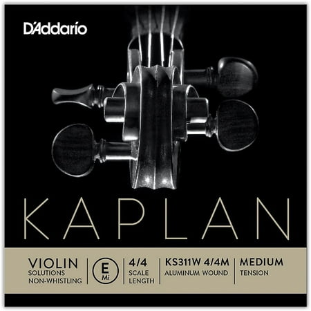 UPC 019954943646 product image for D Addario Kaplan Non-Whistling Violin Aluminum Wound E String  4/4 Scale | upcitemdb.com