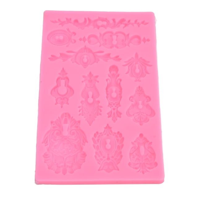 Moules en Silicone, Opération Simple Soft Performance Modèle de Style Européen 3D Relief Cuisson Moules en Silicone pour Bonbons pour le Chocolat pour la Cuisson