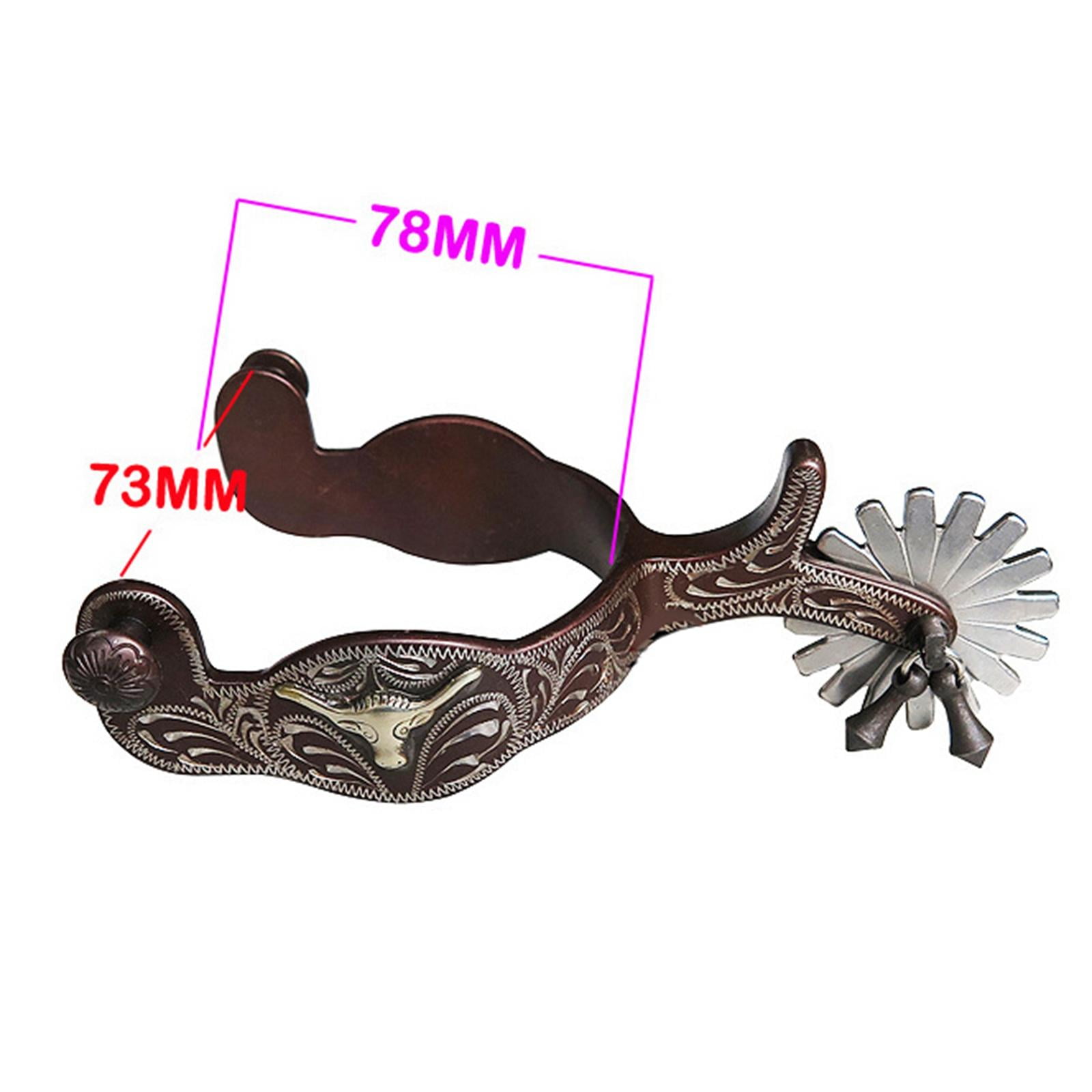 Wswqop 2x Horse , Anti-Rust Western Style for Competition Equipment , Brown