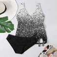 thumbnail image 4 of Women Swimsuits For Women Bathing Suits Two Piece Tops With Bikini Bottoms Twists Swimwear, 4 of 6