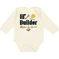 thumbnail image 3 of Inktastic Lil Builder Future Construction Worker Boys or Girls Long Sleeve Baby Bodysuit, 3 of 5
