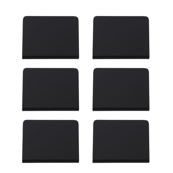 Raindrops Mini Chalk Board Sign Acrylic Black For Writing Messages Home Decor 6Pcs 3.93X2.75X1.38in