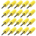 thumbnail image 4 of 20Pcs Pin Banana Plug 2mm Nickel Plated Brass Male Waterproof Connector Accessory Set KitYellow, 4 of 14