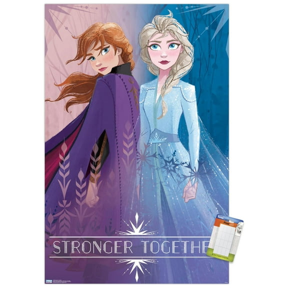 Disney Frozen 2 - Sisters Wall Poster, 22.375" x 34"