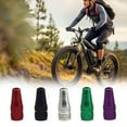 thumbnail image 2 of Aluminum Presta Valve Caps with Integrated Core Remover Tool 4-Piece Set for Bicycle Tire Maintenance, 2 of 7