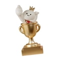 thumbnail image 1 of DOLITY Trophy Statue Cute Award Gift Sculpture for Table Centerpiece Office Cabinet Snowman, 1 of 9