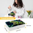 thumbnail image 5 of Frog Portable PU Leather Earring Holder Organizer with Removable Compartment and Storage Box, 5 of 6