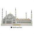 thumbnail image 3 of Children DIY Model Kit Collectible Blue Mosque Sudan 3D Paper for Aviation Collectors, 3 of 9